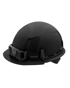 MLW48-73-1110 image(0) - Black Front Brim Hard Hat w/4pt Ratcheting Suspension - Type 1, Class E