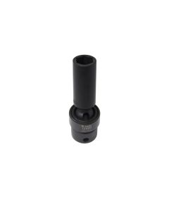 KTI37413 image(0) - K Tool International Socket Impact Flex 13mm 3/8 in. Dr Deep