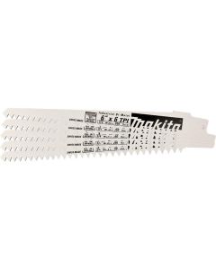6" All-Purpose Reciprocating Saw Blade, 10 TPI (Pack of 5)