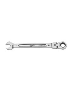 MLW45-96-9611 image(0) - Milwaukee Tool 11mm Flex Head Ratcheting Combination Wrench