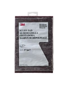 MMM37447 image(0) - 3M PAD-GENERAL PURPOSE SCOTCH-BRITE MAROON 3/BX 10/CS