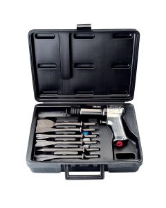 IRT121K6 image(1) - Ingersoll Rand Super Duty Air Hammer Kit, 3000 BPM, 2-9/32" Stroke, 3/4" Bore, Includes Carrying Case and Six Assorted Chisels