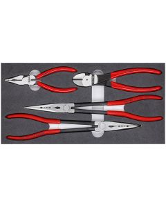 KNP002001V16 image(0) - KNIPEX 4PC AUTOMOTIVE PLIERS SET