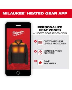 MLW48-11-2330 image(4) - Milwaukee Tool Heated Gear Power Source w/ App Control