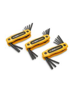 KDT83512 image(0) - GearWrench 25PC SAE/METRIC TORX FOLDING HEX KEY SET