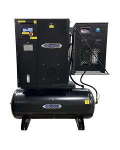 EMXERIK010003 image(0) - EMAX EMAX 10HP 1PH Industrial Rotary Screw Compressor-120 Gal Tank Mount w/Air Dryer