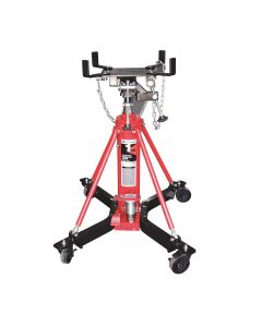 AFF - Transmission Jack - Hydraulic - Telescopic - Two Stage - 2,000 Lbs. Capacity - 37" Min H to 76" High H - Manual Foot Pedal - Double Pump Quick Lift
