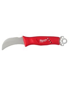 MLW48-22-1924 image(0) - Milwaukee Tool Lineman's Hawkbill Knife with STICKWORK 3-in-1 Ring