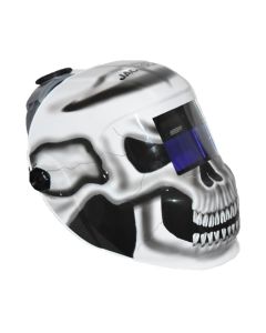 JCK47102 image(0) - Jackson Safety Jackson Safety - Welding Helmet - Auto Darkening - Nylon - 3.78" x 1.65" Viewing Area - Shade 10 Fixed ADF 1/1/1/1 - 370 Speed Dial Headgear - Gray Matter Graphics