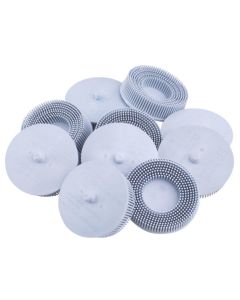 SRK13365 image(0) - Shark Industries 3" Grey Finger Disc - 120 Grit - 10 Pk