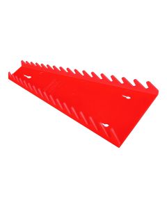 Reverse 16 Tool Wrench Organizer - Red