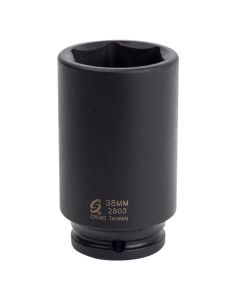 SUN2803 image(0) - Sunex Sunex Tools 1/2 in. Drive Deep Spindle Nut Impact