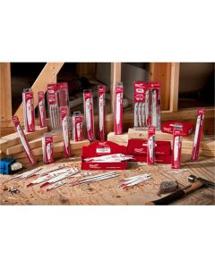 MLW48-01-7037 image(1) - Milwaukee Tool 12" 5 TPI Wood Cutting Sawzall Blades Bulk 100