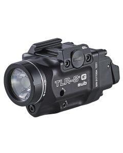 STL69431 image(0) - Streamlight TLR-8 sub Rail Mounted Tactical Light with Green Laser for 1913 Short Railed Subcompact Handguns, Black