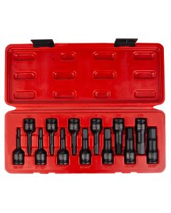 SUN3649 image(0) - Sunex 13-Piece 3/8 in. Drive Fractional SAE