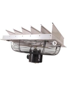 HES24SF6V240C-E image(0) - Hessaire Wall-Mounted 24" Shutter Exhaust Fan