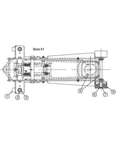 OME231583 image(0) - Omega REAR CASTER FOR YA667