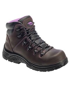 Avenger Work Boots Framer Series - Women's High Top Work Boots - Composite Toe - IC|EH|SR|PR - Brown/Black - Size: 8.5M