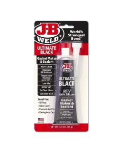 JBW32329 image(0) - J B Weld J-B Weld 32329 Ultimate Black High Temperature RTV Silicone Gasket Maker and Sealant - 3 oz.