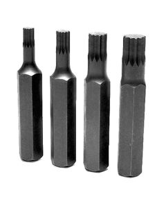 WLMW1395 image(0) - Wilmar Corp. / Performance Tool 4 Pc 12 Point Metric Bit Set