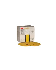 3M GOLD FILM DISCS HOOKIT P180 5IN 100BOX