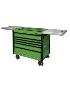 EXTEX4106TCSGNBK image(0) - Extreme Tools 41" 6 Drawer Slide Top Tool Cart, Lime Green