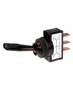 JTT2620F image(0) - The Best Connection 20 Amp 12V Black Toggle Switch