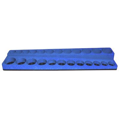 MTSSD3810 image(0) - Mechanic's Time Savers 3/8 in. 24-Hole MagnaCaddy, Blue