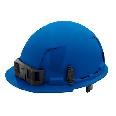 MLW48-73-1224 image(0) - Milwaukee Tool BOLT Blue Front Brim Vented Hard Hat w/6pt Ratcheting Suspension (USA) - Type 1, Class C