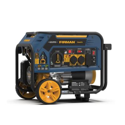 FRGT04073 image(0) - Generator, 4000W/5000W, Tri Fuel, Electric Start, 120v/240v, w/wheel kit, Adapter, Cover and CO Alert