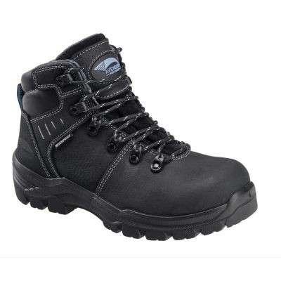 FSIA7450-9.5M image(0) - Avenger Work Boots Foundation Series - Women's Boots - Carbon Nano-Fiber Toe - IC|EH|SR|PR - Black/Black - Size: 9.5M