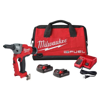 MLW2660-22CT image(0) - Milwaukee Tool M18 FUEL 1/4" Blind Rivet Tool w/ ONE-KEY Kit