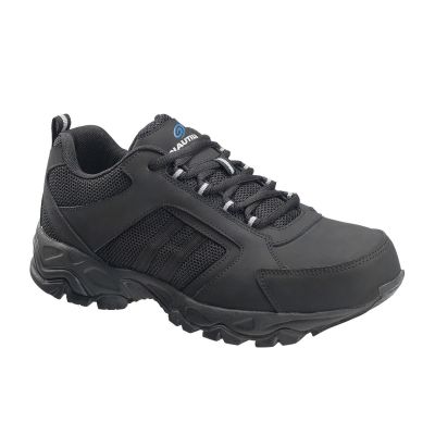 FSIN2102-9.5W image(0) - Nautilus Safety Footwear - Guard Series - Men's Athletic Shoes - Steel Toe - IC|EH|SR - Black - Size: 9.5W