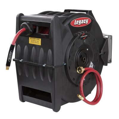 LEGL8310 image(0) - Legacy Manufacturing AIR HOSE REEL 3/8 X 100 350PSI RETRACTABLE