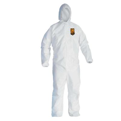 KIM46113 image(0) - Hooded Coverall  Lg