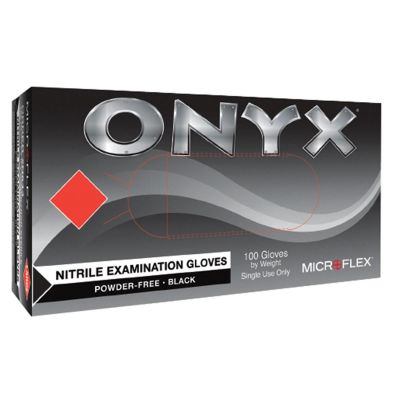 MFXN644 image(0) - ONYX BLACK NITRILE EXAM GLOVES XL. 100PK
