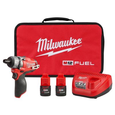 MLW2402-22 image(0) - Milwaukee Tool M12 FUEL 1/4" Hex 2-Speed Screwdriver Kit