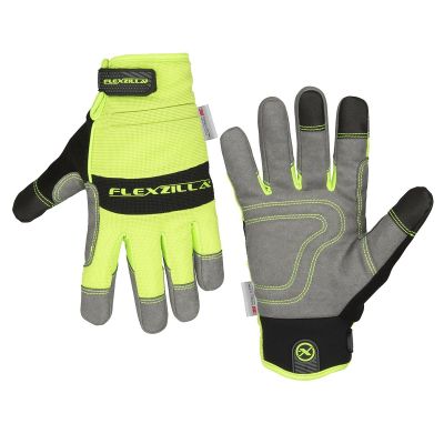LEGGH501L image(0) - Flexzilla® High Dexterity Winter Multipurpose Gloves, 3M™ Thinsulate™ Liner 70g , Synthetic Leather, Gray/Black/ZillaGreen™, L