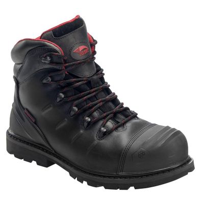 FSIA7547-8.5-6E image(0) - Avenger Work Boots Avenger Work Boots - Hammer Series - Men's Boots - Carbon Nano-Fiber Toe - IC|EH|SR|PR - Black/Black - Size: 8'5XXW