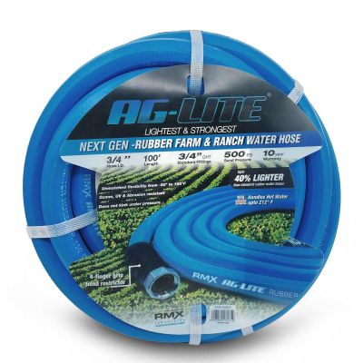 BLBAL34100 image(0) - BluBird AG-Lite Rubber Water Hose Assembly 3/4" x 100'