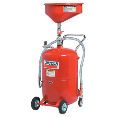 LIN3614 image(0) - Pressurized Used Oil Steel Evacuation Drain - 20 Gallon Capacity, Red