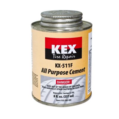 KEXKX-511F image(0) - KEX Tire Repair Super Fast Drying Cement, Flammable 8 oz. Can 10 Count