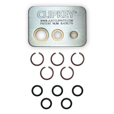 JSCMCTCK505 image(0) - JUST CLIPS CLIPKEY SET WITH 5 SETS OF 1/2" FRICTION RINGS & O-RINGS