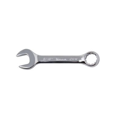 KTI41218 image(0) - K Tool International Wrench Combination 15 deg 9/16 in. Short 12pt