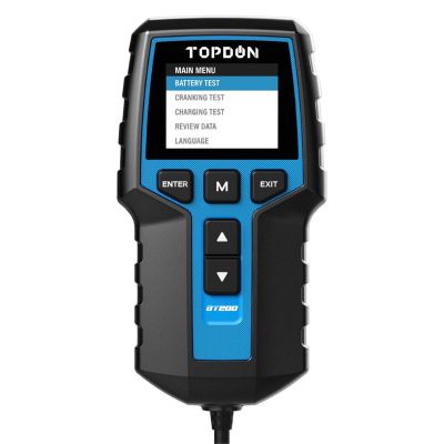 TOPBT200 image(1) - Topdon BT200 - 12V Battery & 12V/24V System Tester
