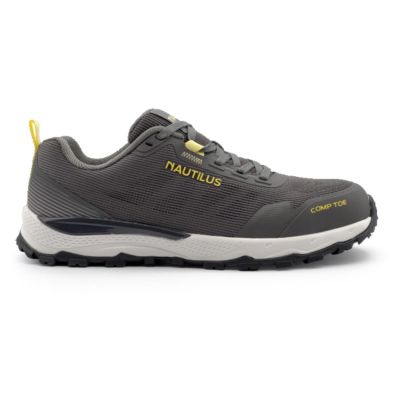 FSIN5300-8.5EE image(0) - Nautilus Safety Footwear Nautilus Safety Footwear - TRILLIUM - Men's Low Top Shoe - CT|EH|SF|SR - Grey - Size: 8.5 - 2E - (Extra Wide)