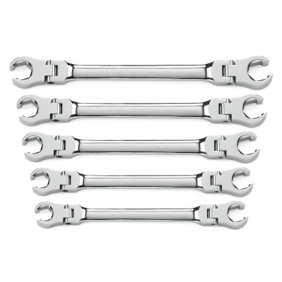 KDT81910 image(0) - GearWrench 5PC FLEX FLARE NUT WRENCH SET SAE