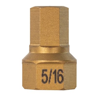 MAY16127 image(0) - Mayhew 5/16" SAE Hex Dual Drive Bit, 7/16" Drive