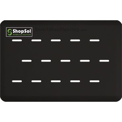 LDS1010671 image(0) - LDS (ShopSol) Anti-Fatigue Mat Supreme Pro 3' x 2' Black 32LOTB