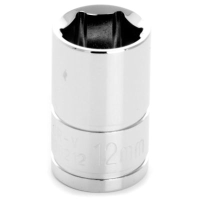 WLMW38212 image(0) - Wilmar Corp. / Performance Tool 3/8'' Dr 6pt Std. Socket 12mm